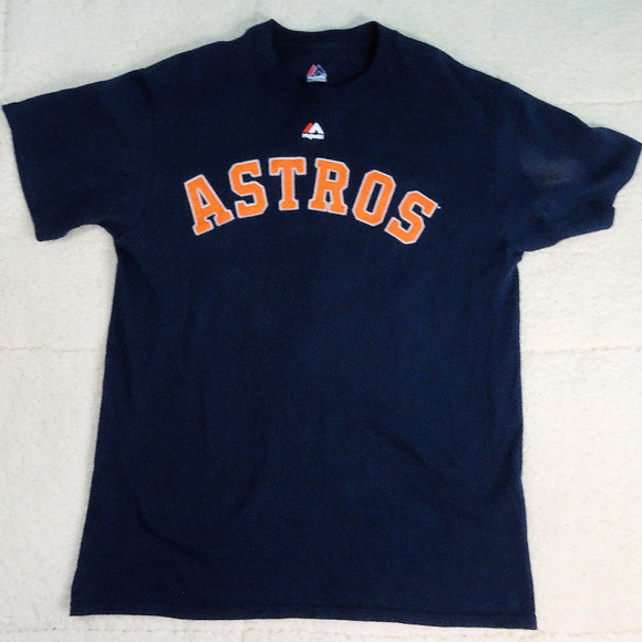 MLB Majestic Astros Justin Verlander T-Shirt Med - Picture 2 of 3